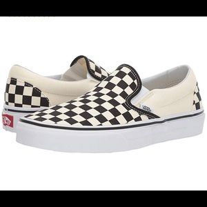 Vans checker box classic slip one size 7.5